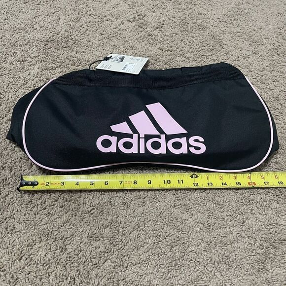 Adidas Duffel Bag Diablo II Small Cyan Magenta Inter Miami Shoulder Strap Zip Up - Picture 4 of 5